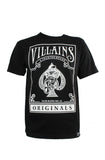 VULGAR VILLAINS ORIGINALS T-SHIRT BLACK S-2XL NEW