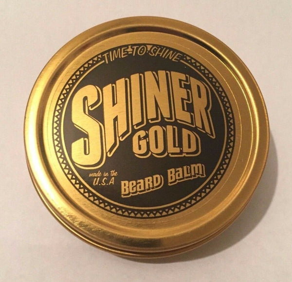 Shiner Gold Pomade Beard Balm 1.5 oz Facial Face Hair Barber Wax Salve USA NEW