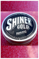 Shiner Gold Pomade 4 Oz Heavy Strong Hold Wax Gel Hair Styling Barber